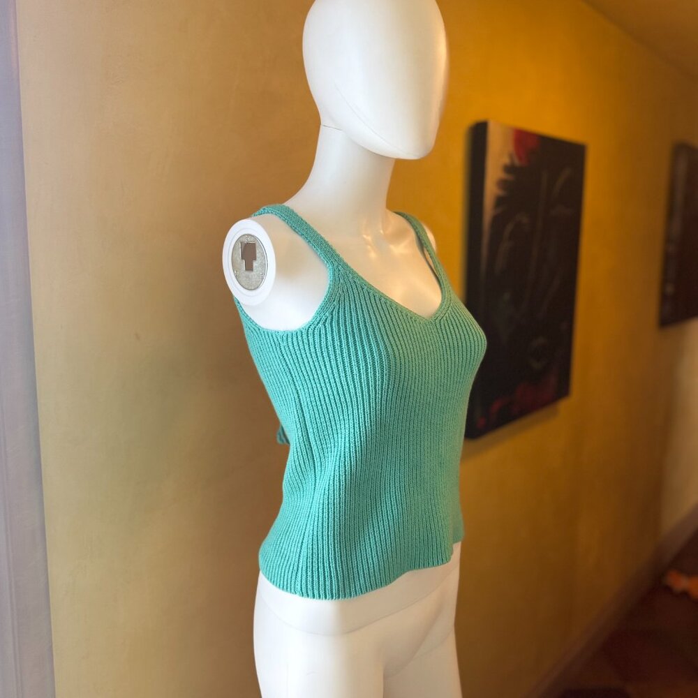 Vintage RALPH Ralph Lauren Lace‑Up Back Knit Tank – Size S – NWOT - Picture 3 of 7